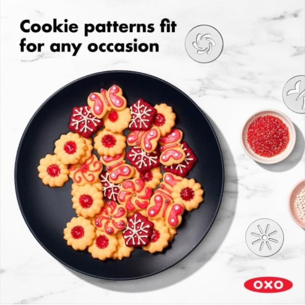 OXO Good Grips 12-Piece Cookie Press Set - Picture 7 of 11